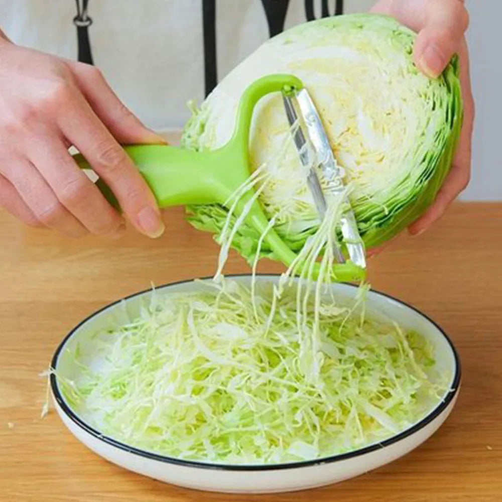 Peeler Vegetables Fruit Stainless Steel Cabbage Graters Salad Potato Slicer Kitchen Accessories Cooking Tools Wide Mouth Qme Default Title