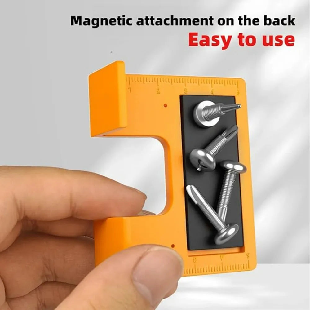 Magnetic Hinge Quick Installation Locator Cabinet Door Seam Fixing Plate for Home Woodworking Furniture Repair Accessories Qme