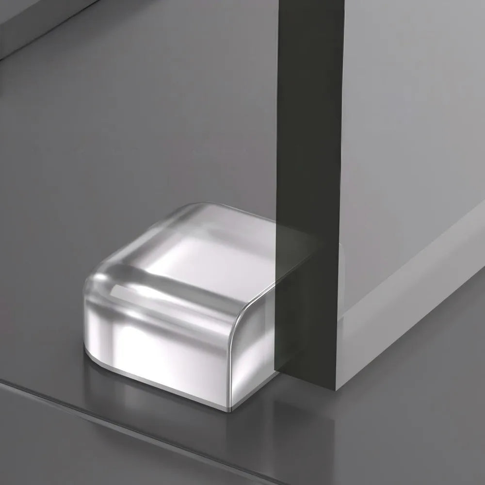 1-8pcs Thickened Silicone Door Stopper Clear Wall Guard Self Adhesive Rubber Bumper Pad For Door Knob Cabinet Furniture Corner Qme