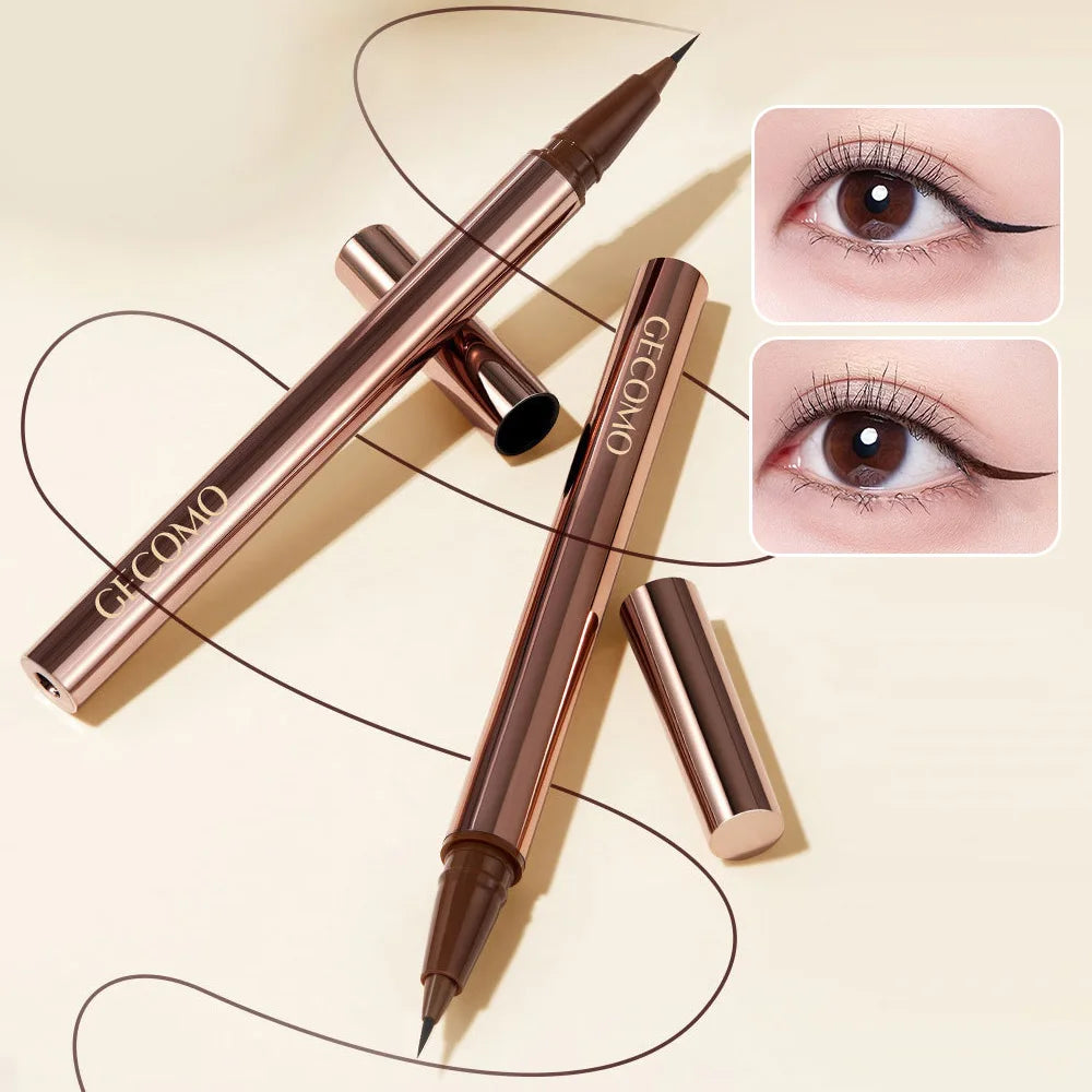 GECOMO Color-condensing Smooth Liquid Eyeliner Pen Quick-drying Qme