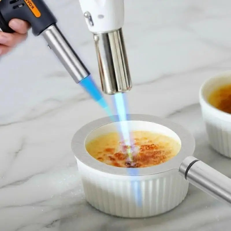 Professional Stainless Steel Brulee Rings Milk Tea Cups Baking Tools Qme