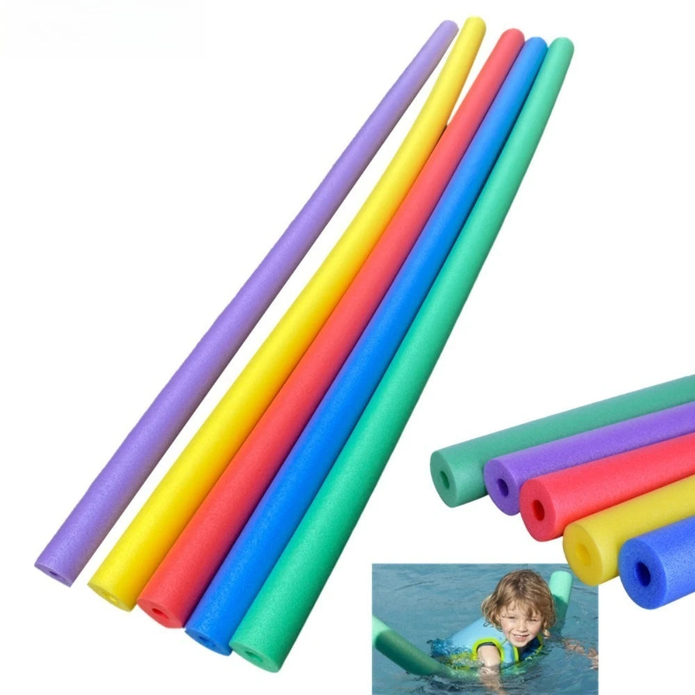 Multicolored Hollow Float Stick Durable Buoyancy Support Accessory Ideal for Daily Swimming Practice Pool and Beach Water Games Qme