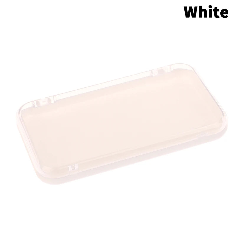 Clear Plastic Jewelry Box Rectangular Press-on Nail Storage Case Lid Qme White