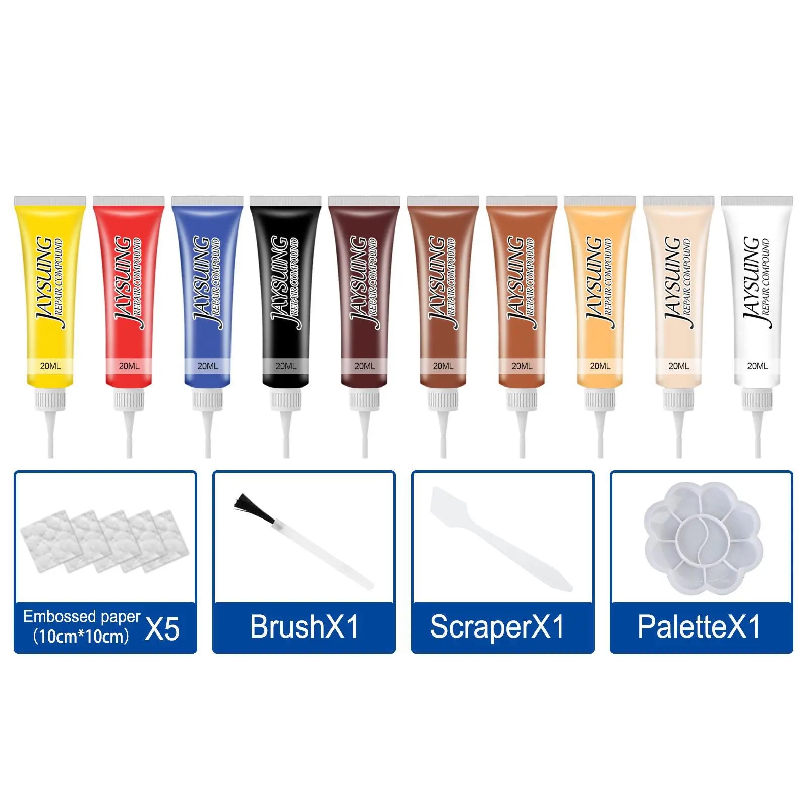 Leather Repair Paste Car Seat Scratch Removal Leather Crack Restoration Repair Sofa Filler Leather Complementary Refurbish Cream Qme