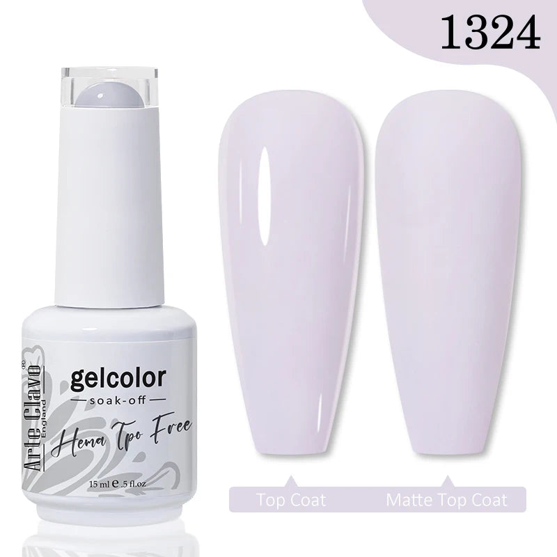 Arte Clavo Jelly Series Semi-transparent Light Pink Peach Gel Nail