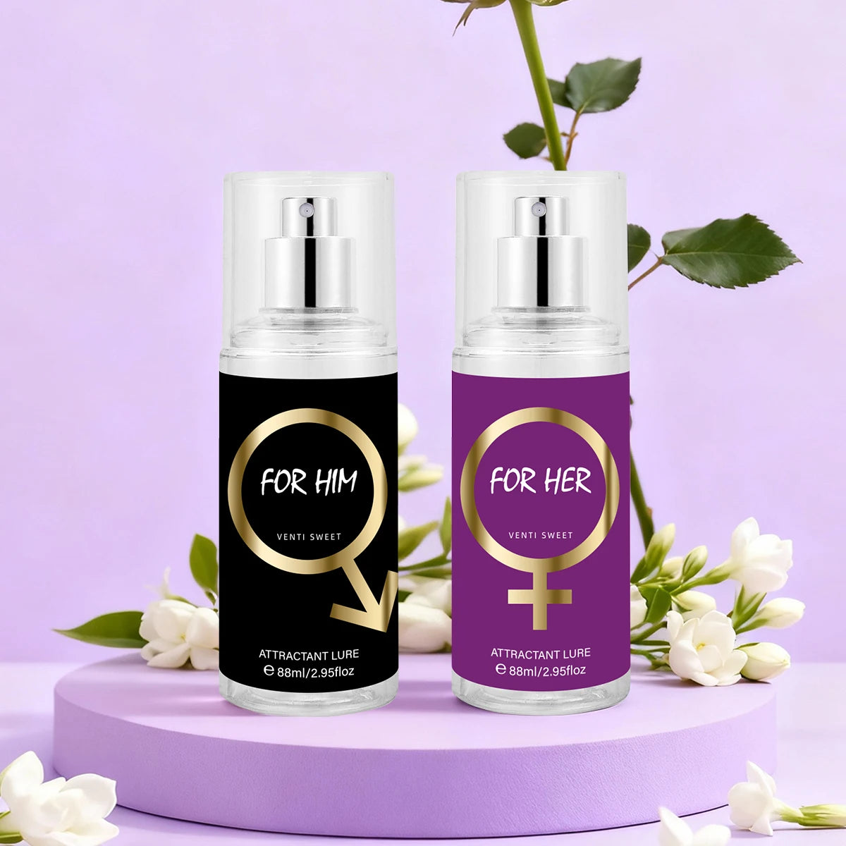 Couple's Light Fragrance Floral Fruity Notes Long-lasting Elegant Qme