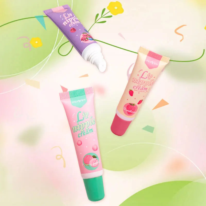 Shimmering Hydrating Lip Oil Tinted Argan Fruit Flavors Nourishing Qme