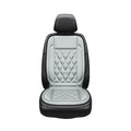 Heated Car Seat Cushion 12V Heating Electric Car Seat Cushion 2 Gear Adjustable Breathable Auto Interior Accessories Qme grey