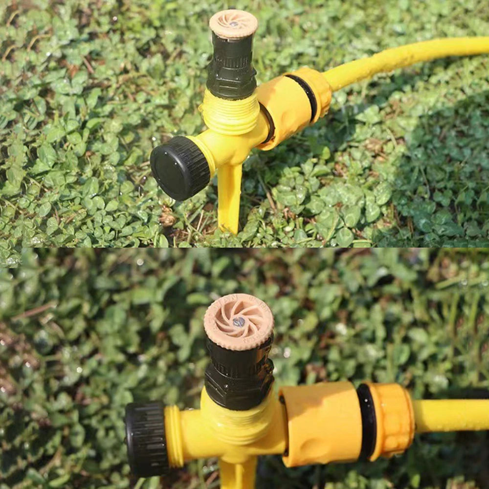 Garden Sprinkler 360° Rotation Irrigation Watering System Agriculture Ground Automatic Tube Adjustable Plug Buried Atomization Qme