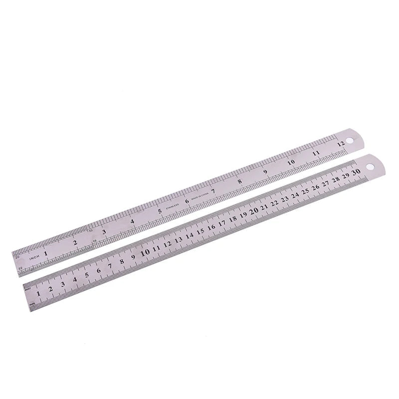 METAL RULER Stainless Steel Straight Edge Drawing Cutting Non Skid Qme