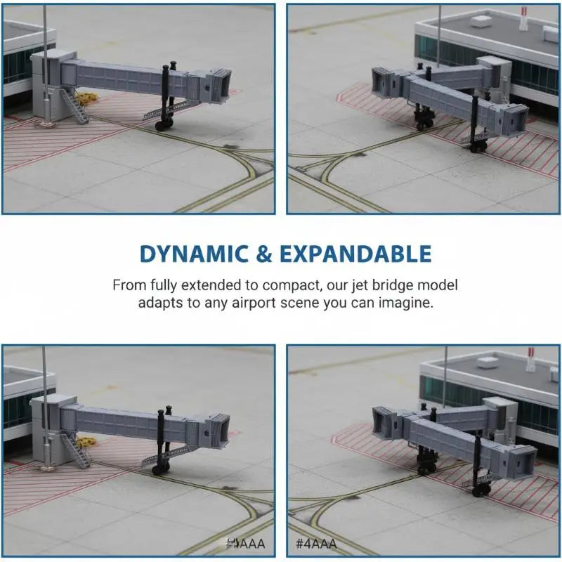 Model Corridor Bridge Airport Equipment Detailed Static Facility Qme