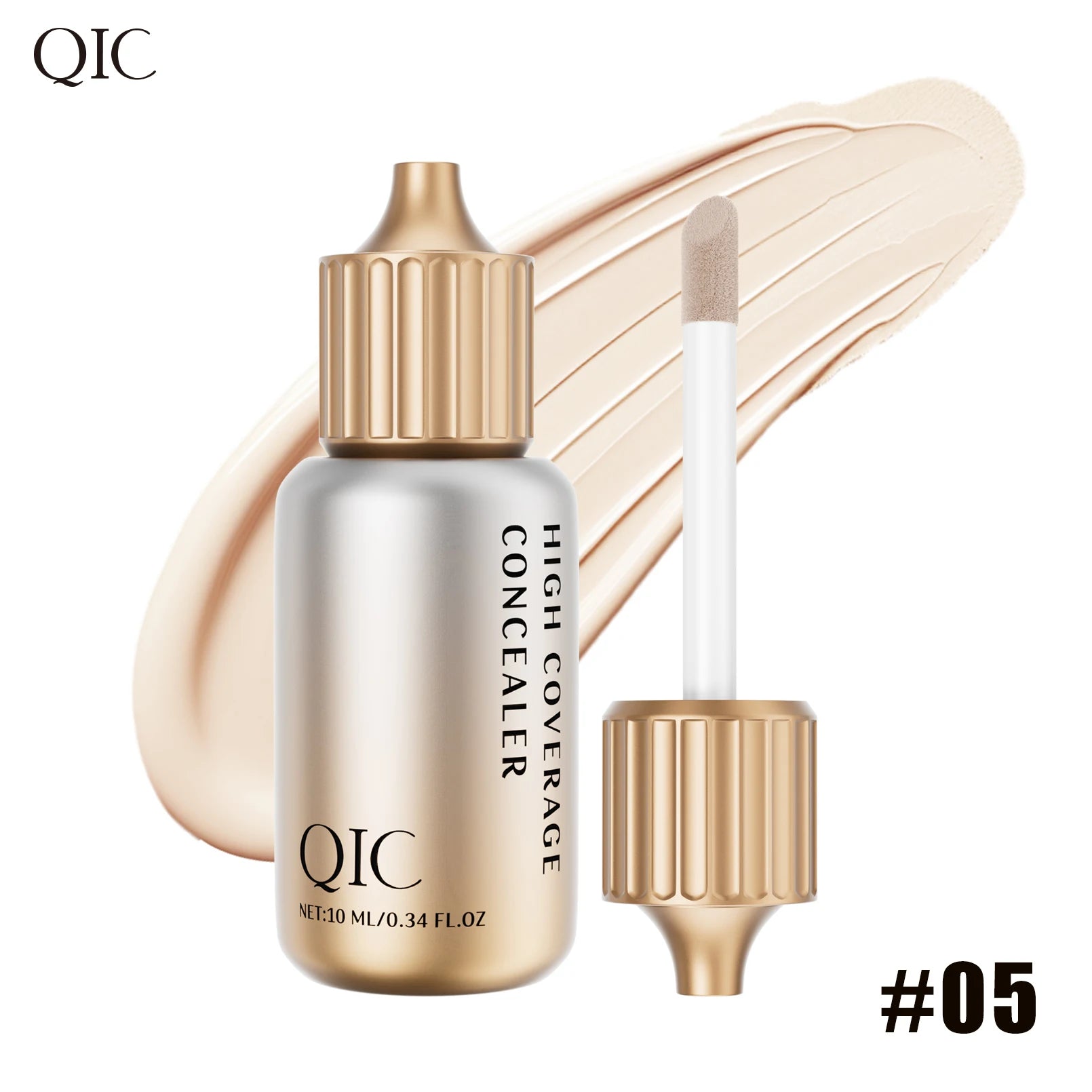 QIC Liquid Concealer Matte High Coverage Waterproof Oil Control Moisturizing Long Lasting Concealer Professional Face Makeup Qme Q531-5