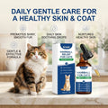 Cat Hair Care Drops Nourishing Dry & Sensitive Skin Smoothing Fur Boost Glossy Reduce Hairball Build-Up Pet Coat Care Supplement Qme Default Title