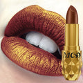 5 Colors Pearlescent Metallic Lipstick Bold& Intense Glitter Shinny Qme 303