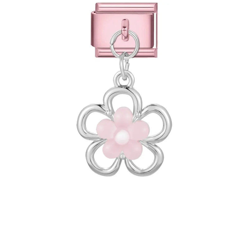 Wholesale Butterfly Bow Stars Love Heart Key Planet Shiny CZ Flower