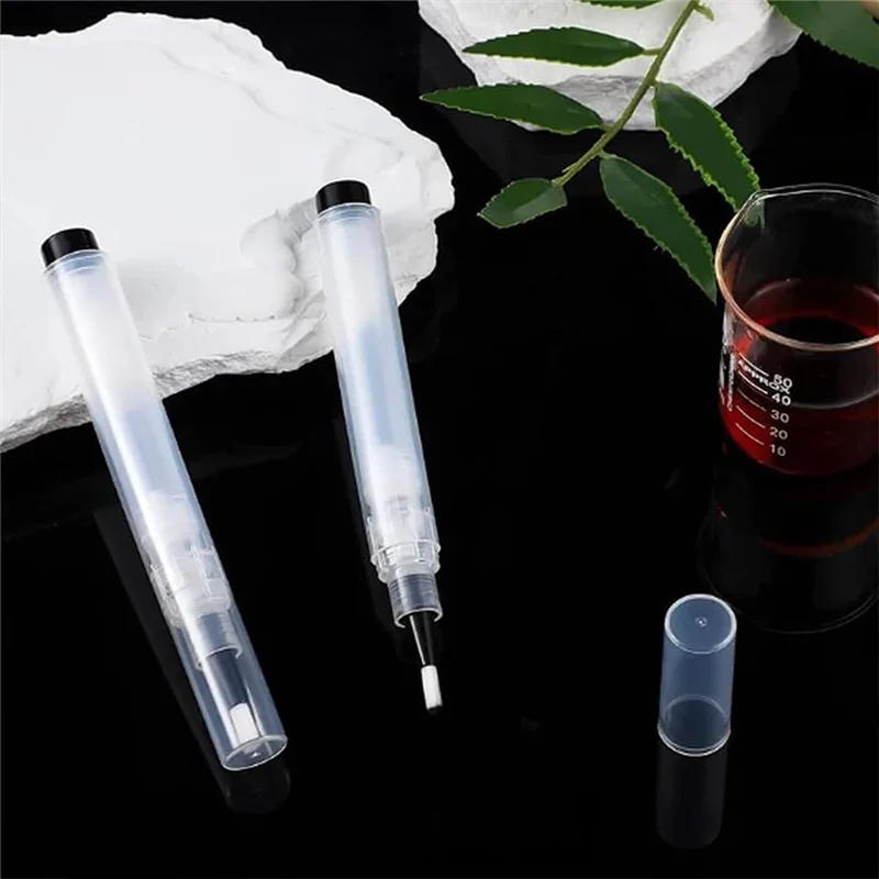 A02F-Applicabley Fillable Touch Up Paint Pen Brush,Paint Touch Up Pens Pressable Fillable, For Walls, Furniture,Cabinet,10Pcs Qme