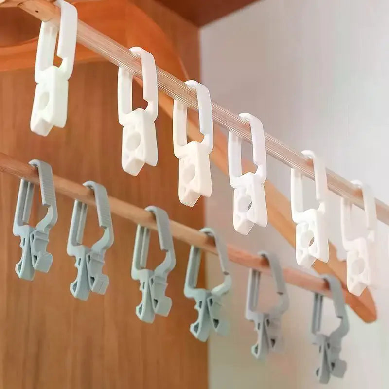 10/20PCS Clothespins Hanging Peg Clip Plastic Hangers Rack Laundry Clothes Pegs Clamps Towel Clothing Hat Clip Home Storage Hook Qme