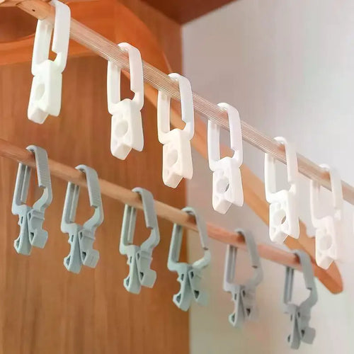 10/20PCS Clothespins Hanging Peg Clip Plastic Hangers Rack Laundry Clothes Pegs Clamps Towel Clothing Hat Clip Home Storage Hook Qme