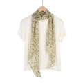 Retro Ribbon Leopard Print Scarf Flower Dressing Decoration Scarf Headband French Style Thin Long Scarves Spring Summer Qme Style H