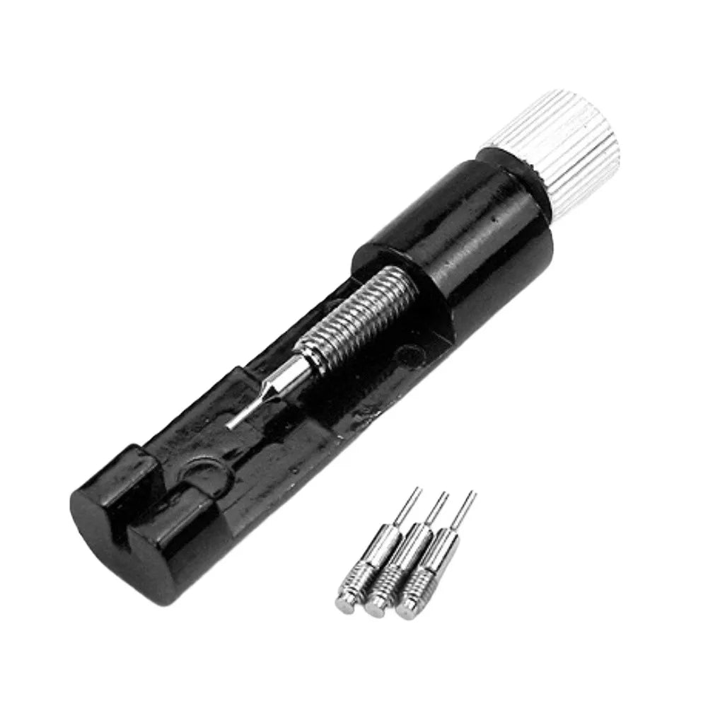 Adjustable Metal Watch Strap Tool Watch Repair Tool With Watch Pin Band Link Pin Tools Remover Watch Accessories Qme Black