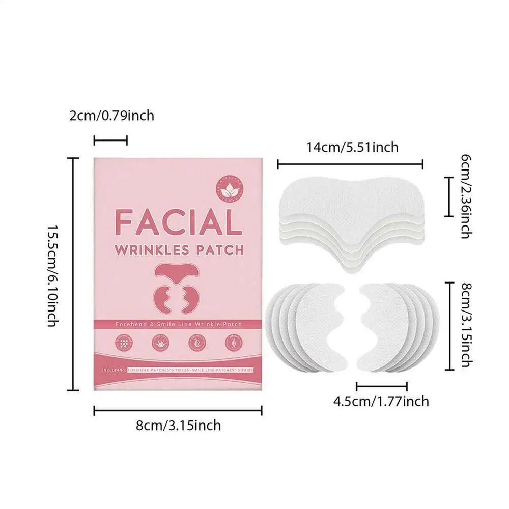 5pcs Forehead Patches 5pcs Smile Line Patches Face Lifting Firming Sticker Wrinkle Removal Patch Anti-Wrinkle Lift Up Tape Qme 01 China Mainland