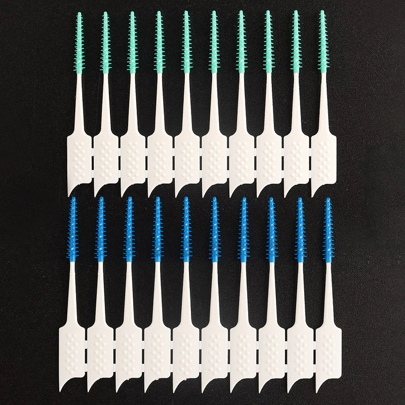 Soft Bristle Silicone Toothpicks Interdental Brushes Oral Hygiene Qme