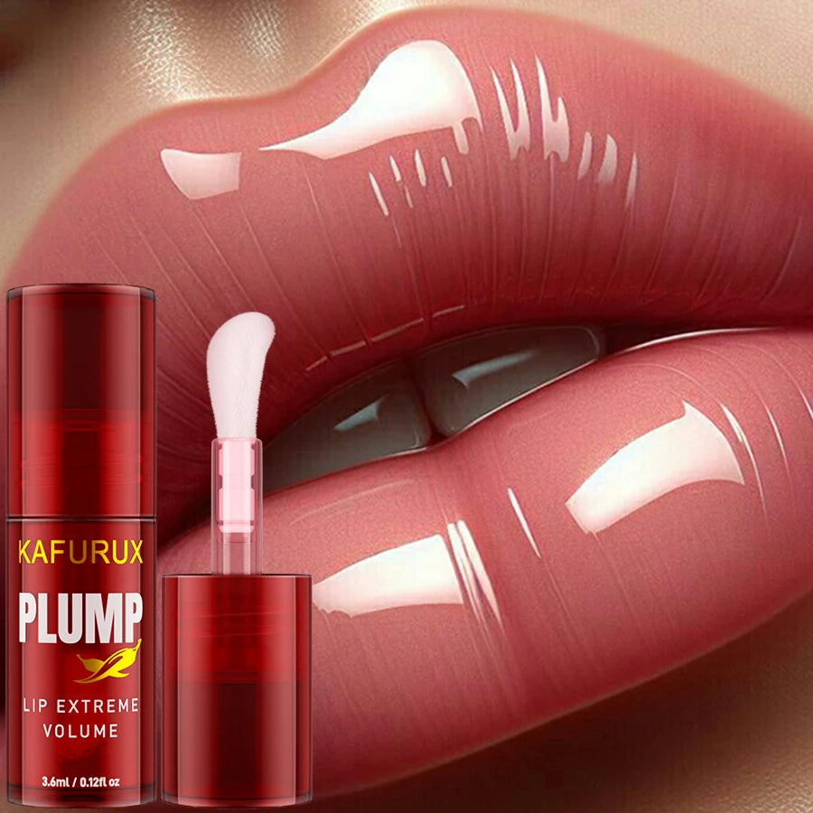 1 Lip Plump Long Lasting Oil Moisturizing Gloss Serum Instant Qme