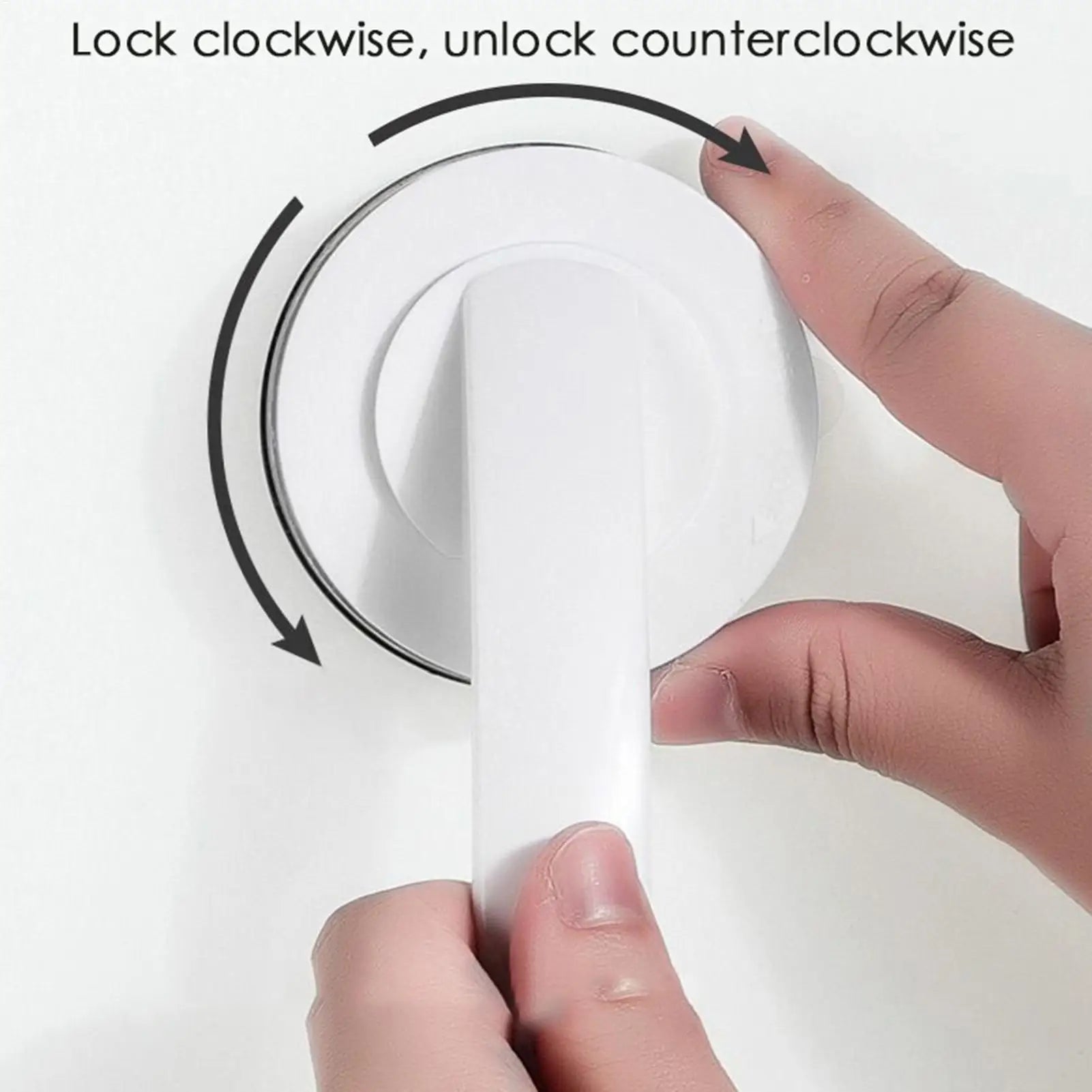 Glass Door and Window Handle Suction Cup Bathroom Sliding Doors Handles Non-Porous Handles Shower Grab Bars Qme