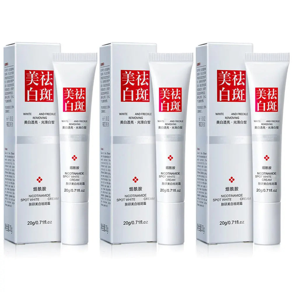 Whitening Cream Anti Freckle Face Remove Blackmelasma Dark Spot Acne Qme 20g x3