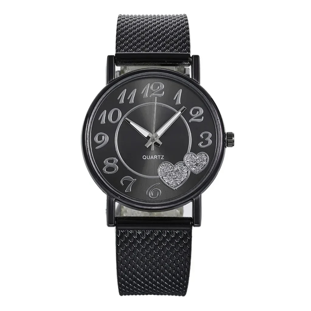 Women Watches Luxury Fashion Ceramic Watch For Ladies Elegant Bracelet Waterproof Quartz Wristwatch Top Clock Lover Watch Qme Black