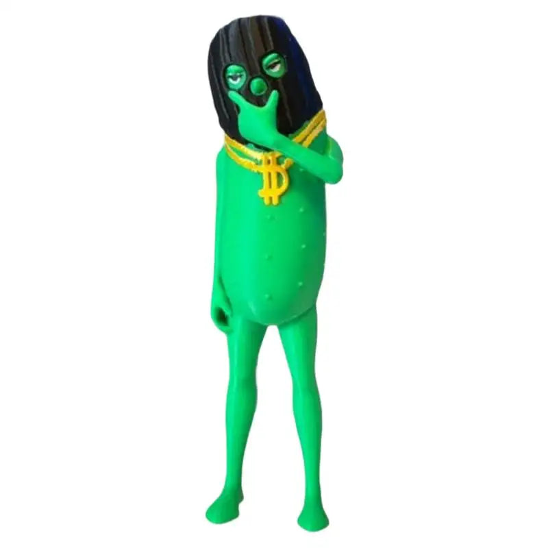 Pickled Cucumber Figure Table Ornament 3D Printing Wears Gold Qme