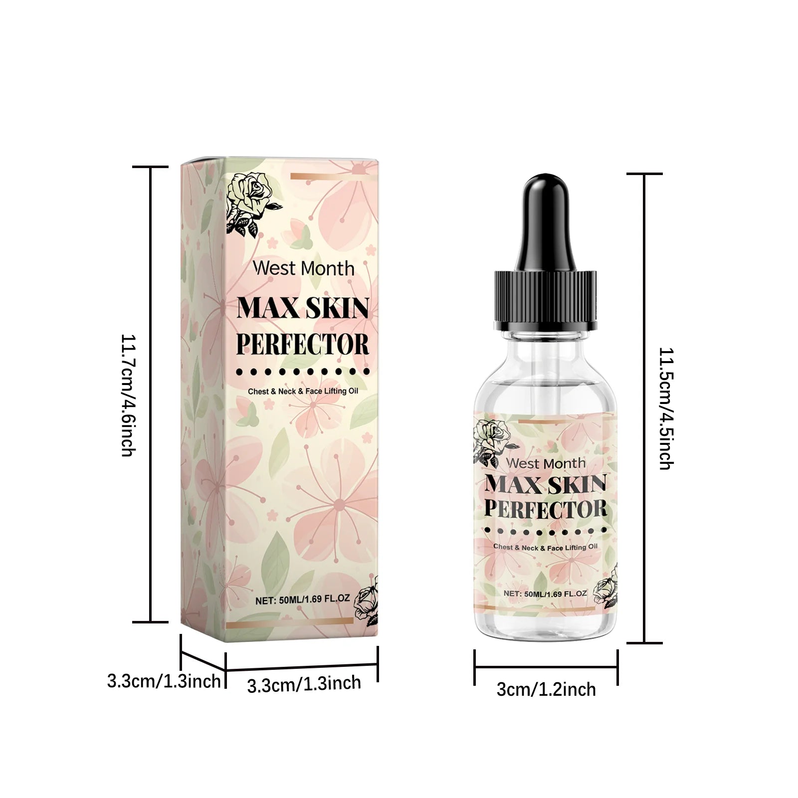 Chest Neck Face Lifting Oil Efficient Nourishment Deeply Nourish the Skin Moisturizing Oil Boost Radiance Winter Skincare Qme 100ml