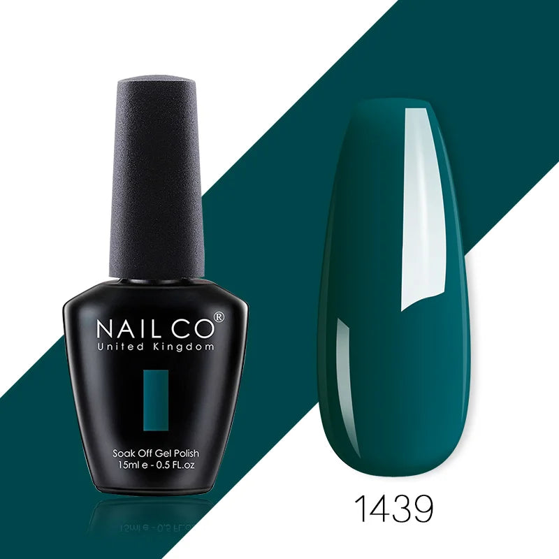 NAILCO 85 Colors Nail Gel UV LED Lacquer Manicure Varnish Hybrid Semi