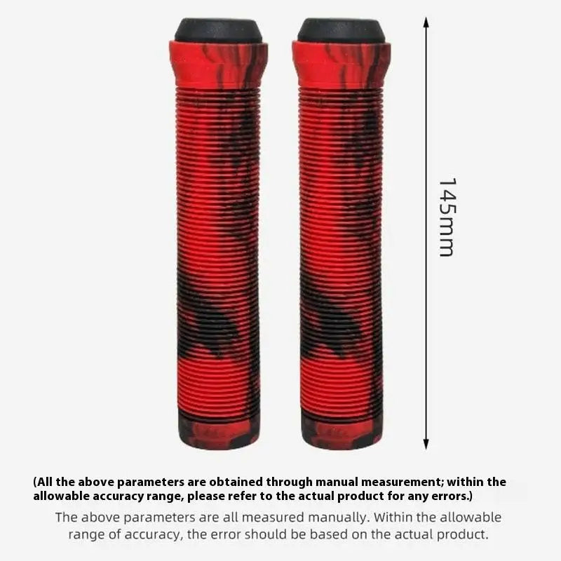 1Pair TPR Rubber Ergonomic Comfortable Mountain Bike Handlebar Grips Qme