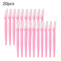 Eyebrow Trimmer Blade Shaver Portable Face Razor Eye Brow Epilation Qme 20pcs