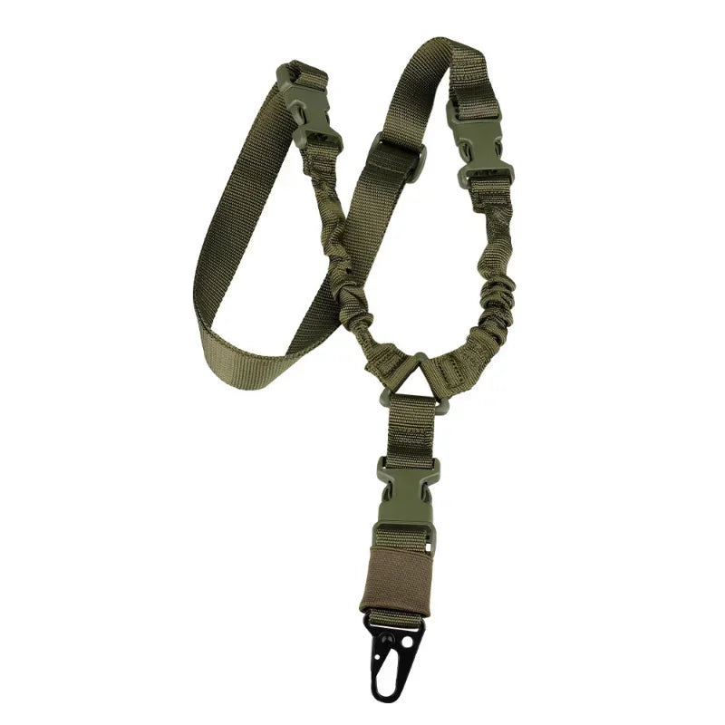 Tactical Gear Hunting Accessories Single Point Gun Sling Tactical Rifle Rope Belt with Metal Buckle Shot Gun Belt Shoulder Strap Qme