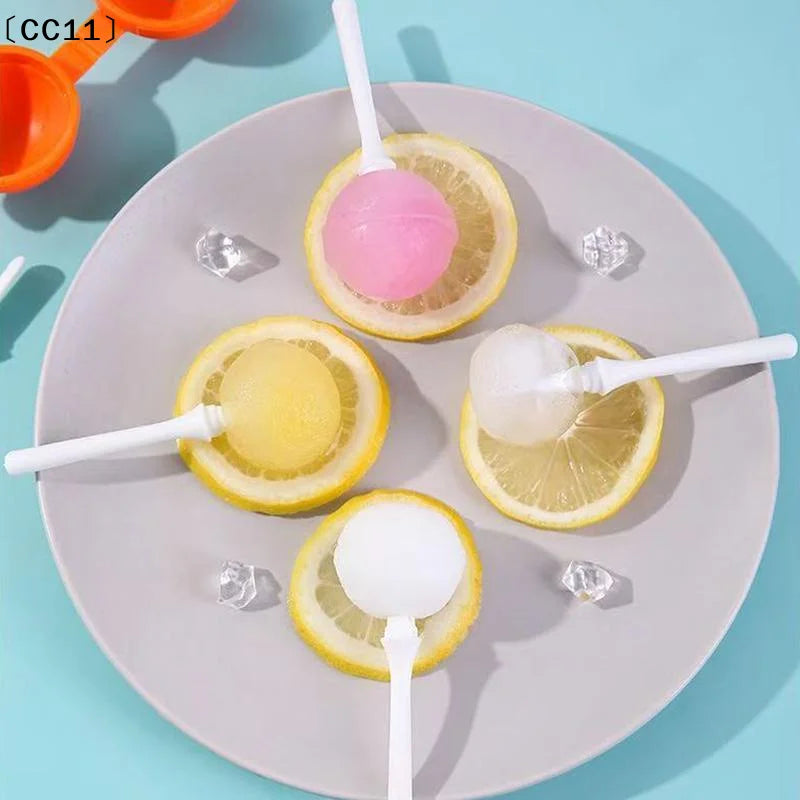 Silicone Popsicle Mold Lollipop Ice Tray Food Grade Reusable Qme