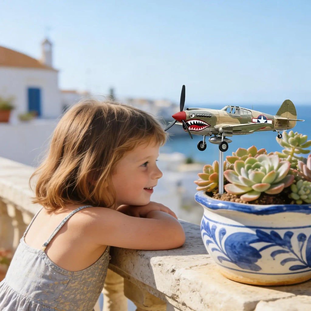 Wind Vane Wind Spinner Sculpture 3D Historical Airplane Weather Vane For Garden For Backyard Garden Patio Park Farm Beach House Qme