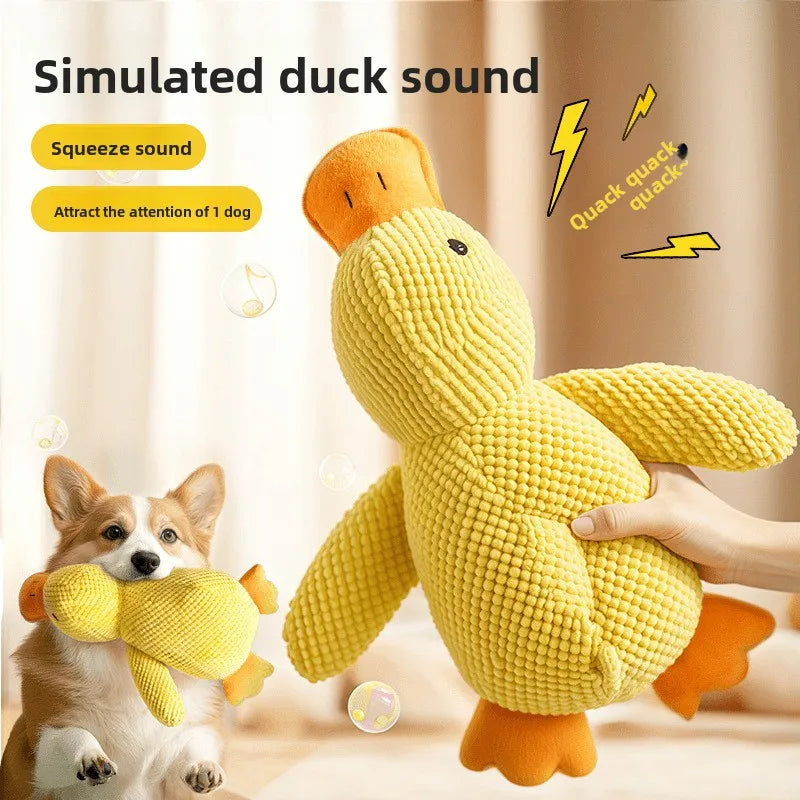 2-Piece Squeaky Plush Dog Toy,Soft Puppy Teething Chew Toy, Bite Resistant,Self-Play Companion for Small Medium Large Dogs Qme