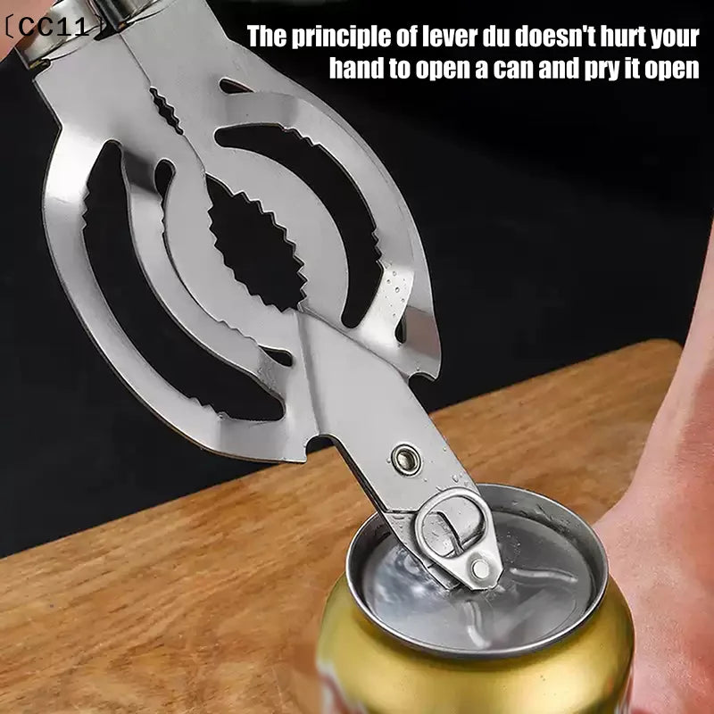 Stainless Steel Kitchen Multi-functional Bottle Opener Anti-slip Qme