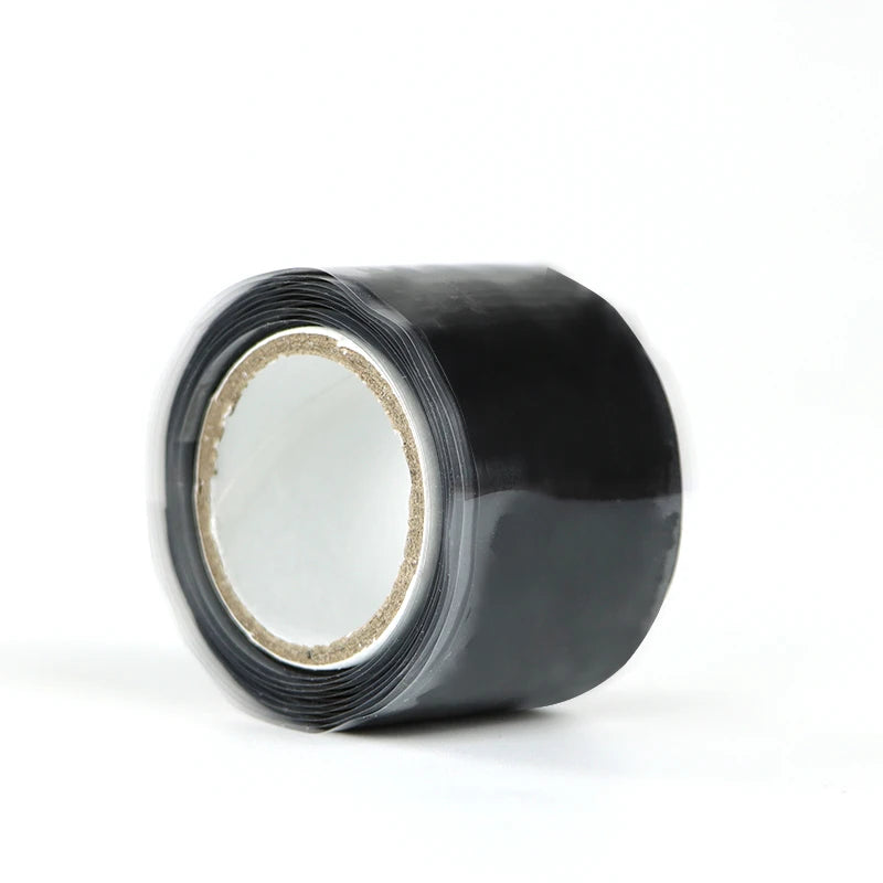 White Self-Adhesive Waterproof Tape With High Pressure Resistance And Strong Leak-stopping And Water-stopping Repair Black 1Roll Qme 1rolls-black 1m 25mm
