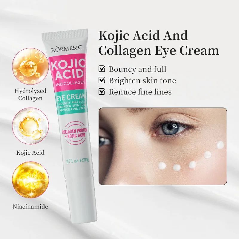 Instant Eye Bag Removal Cream Collagen Anti-Wrinkle Firming Skin Fade Fine Lines Anti Dark Circle Puffiness Brighten Eye Care Qme