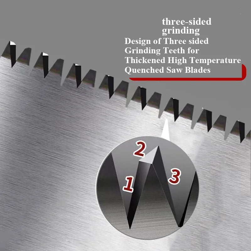 Pruning Saw Is for Garden,Camping, Shrubbery Crafts,Saw Blades with Sharp Edges,Mini Pocket Hand Saws, and Foldable Wooden Handl Qme