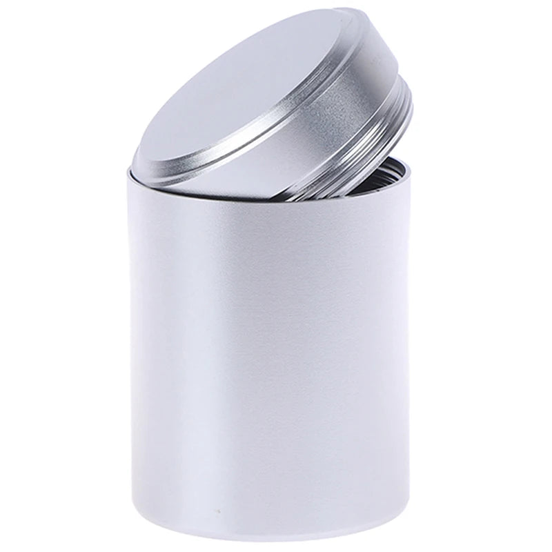 1x Silver Airtight Proof Container Alumainum Herb Stash Metal Sealed Qme