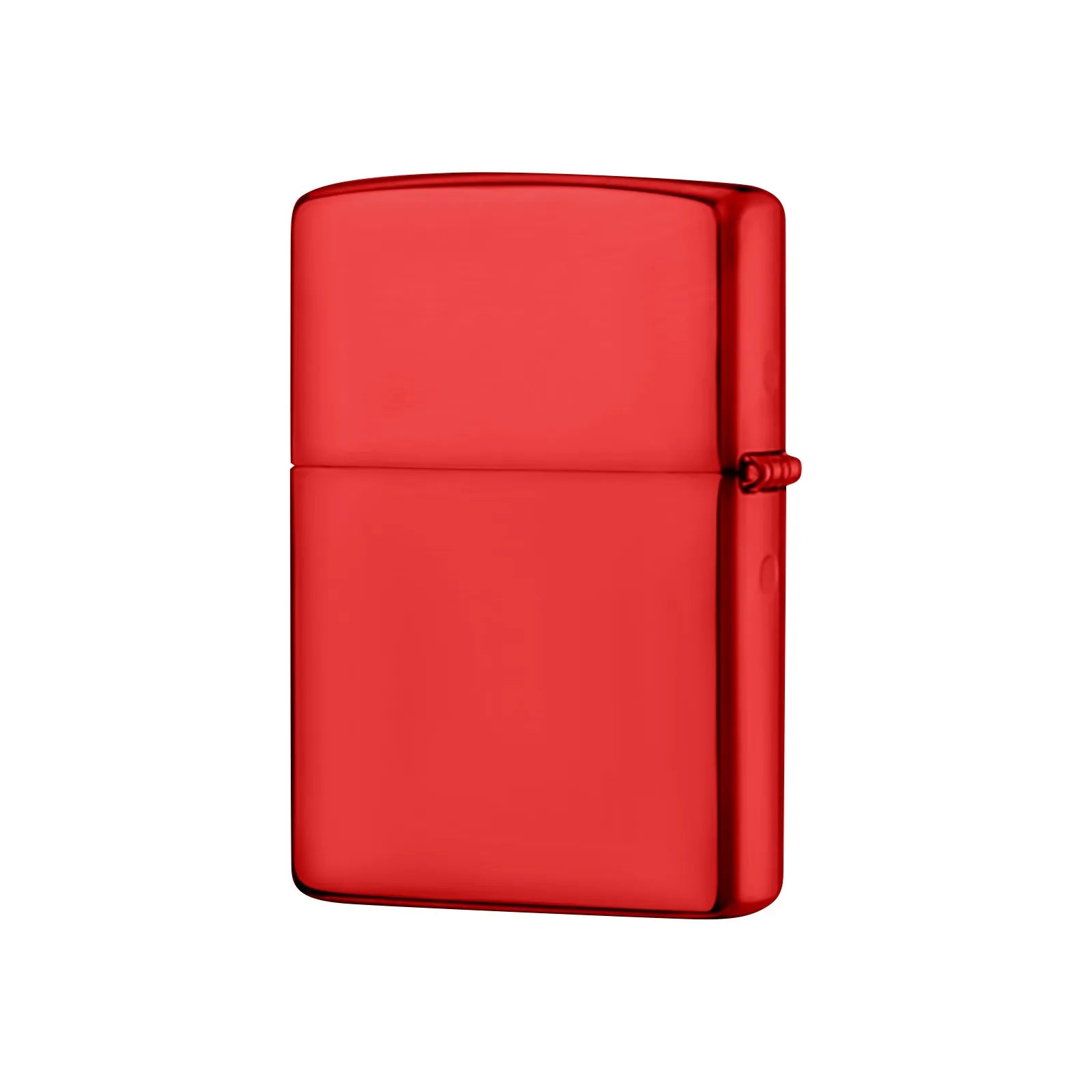 Lighter Cigarette Case Copper Dustproof Moistureproof Universal Lighter Case High-End Lighter Accessories Men Gift Qme Red