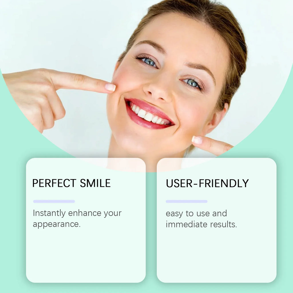 Silicone Dentures False Teeth Full Set Easy Wear Comfortable Anti Friction Protect Mouth Prevent Falling Soft Denture Reline Kit Qme