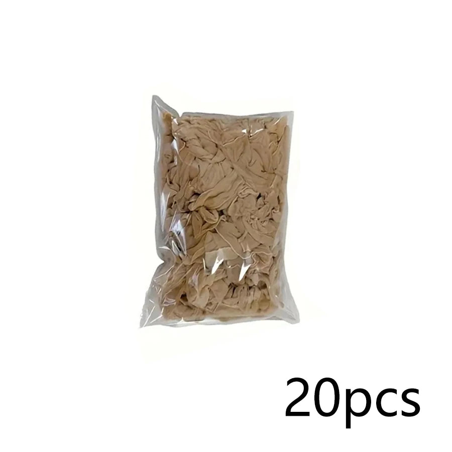Wholesale HD Wig Caps High Quality Transparent HD Hair Nets Weave Nylon Stretchy Lace Front Wig Cap for Women Men Light Brown Qme 20pcs