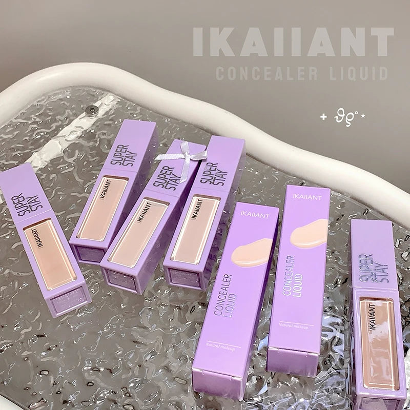 IKAIIANT Concealer Liquid Brightens Conceals Dark Circles Acne Marks Qme