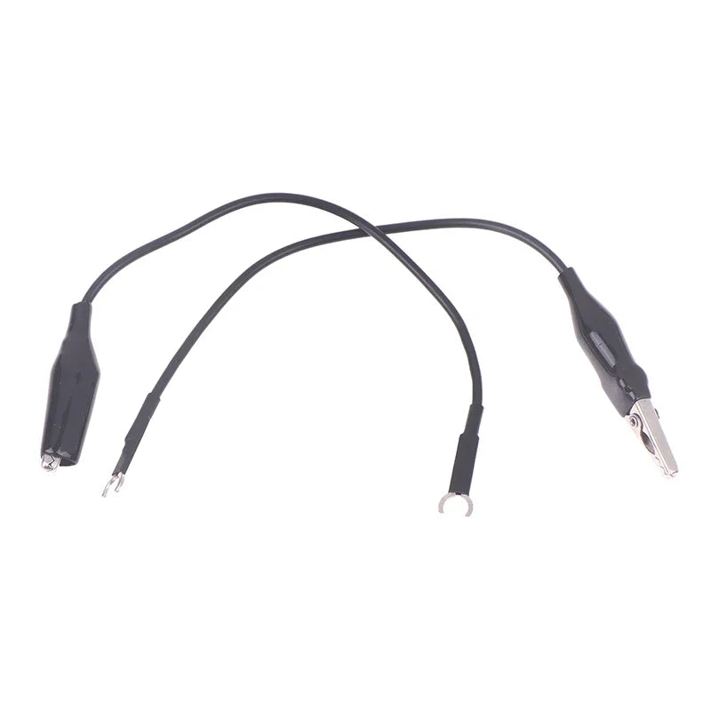 2Pcs Universal Ground Wire Oscilloscope Ground Wire Clip Clectrical Protective Wire Probe Qme
