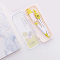 Drawing Compass Math Geometry Tools for Circles School Supplies for Students Stationery Items Teacher Teaching Tools Qme Light Green